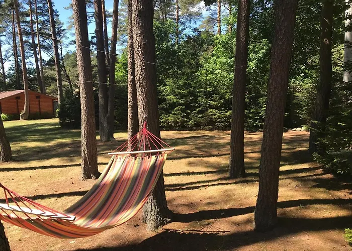 Деревянный коттедж Lesne Zacisze Поддомбе