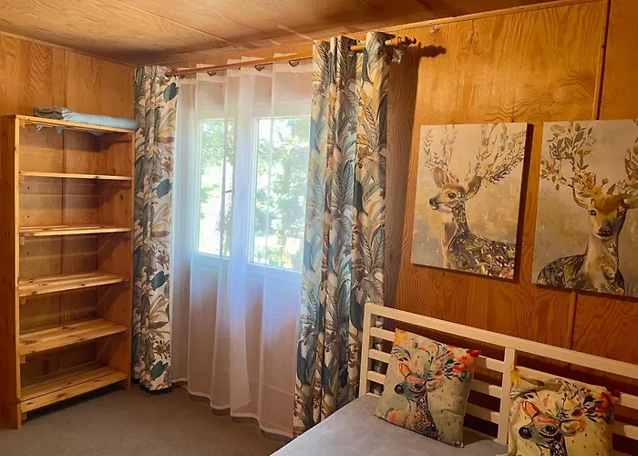 Lesne Zacisze Деревянный коттедж Поддомбе